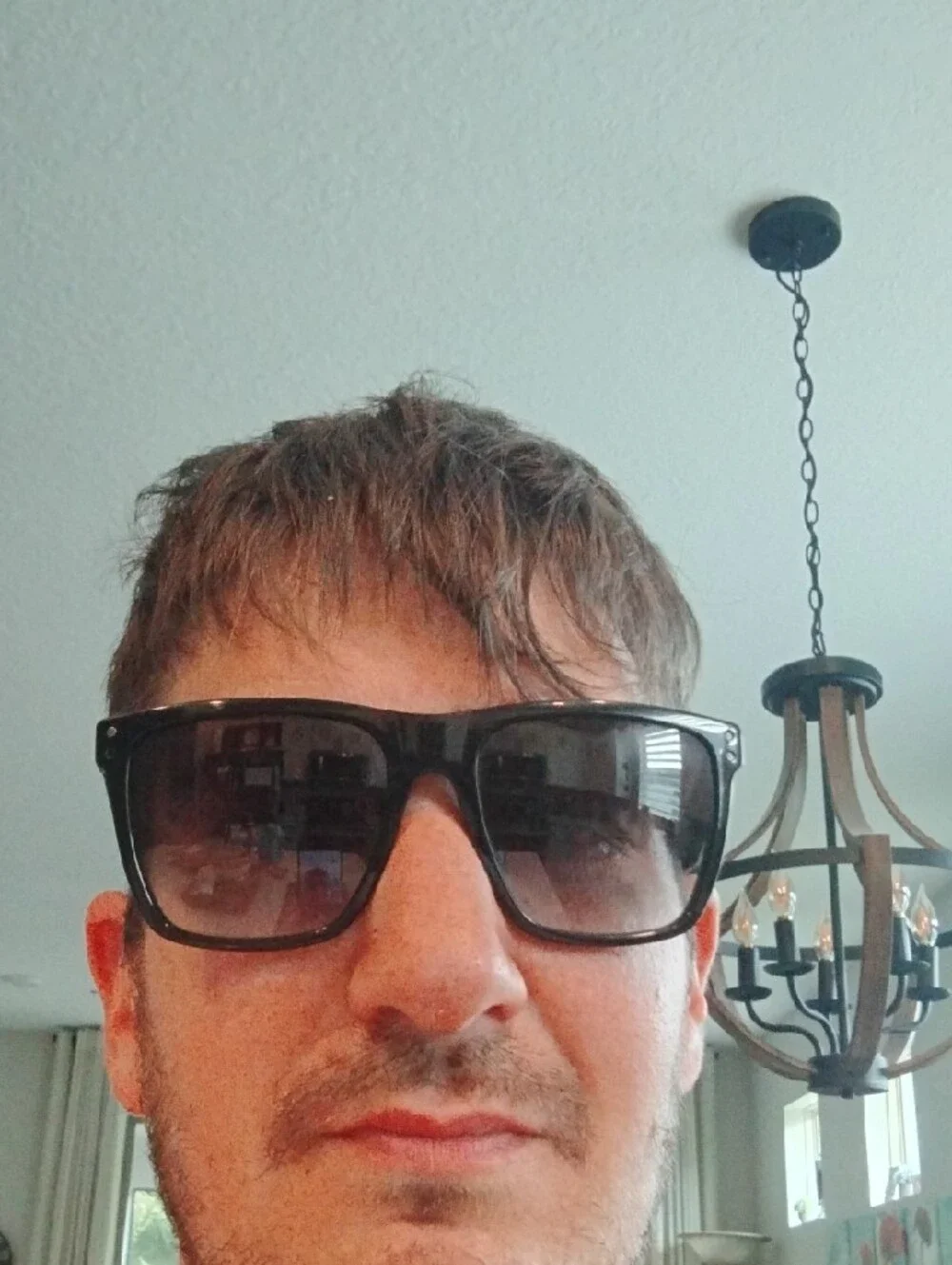 Marc Jacobs Black Gradient Square Sunglasses